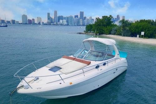 GET 1HR FREE 33ft Sea Ray Motor Yacht Charter in Miami, FL – Miami