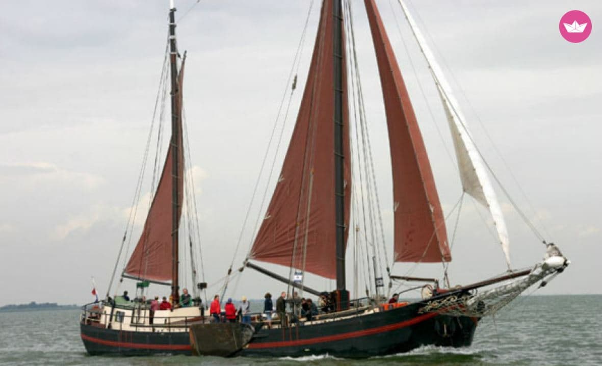 Custom Tweemast Klipperaak Chateauroux – Enkhuizen