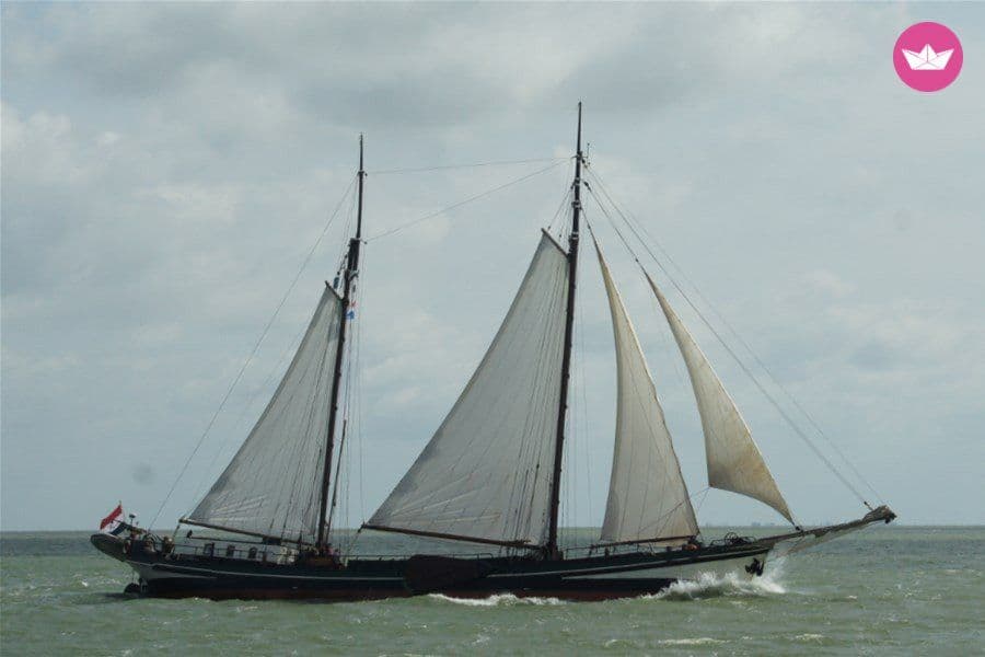Custom Tweemastklipper Avondrood – Lelystad
