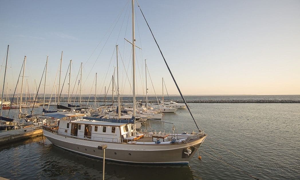 Charter the "Cosmos" Traditional Motor Sailer in Kallithea, Greece – Kallithea