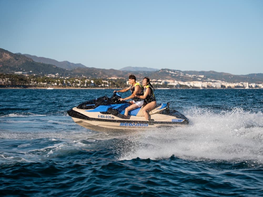 Two hours of adrenaline and luxury on a jet ski from Puerto Banús – Marbella