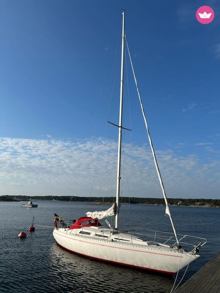Lidingö Marin boatyard in Sweden. Conqubin 38 CR – Stockholm Archipelago