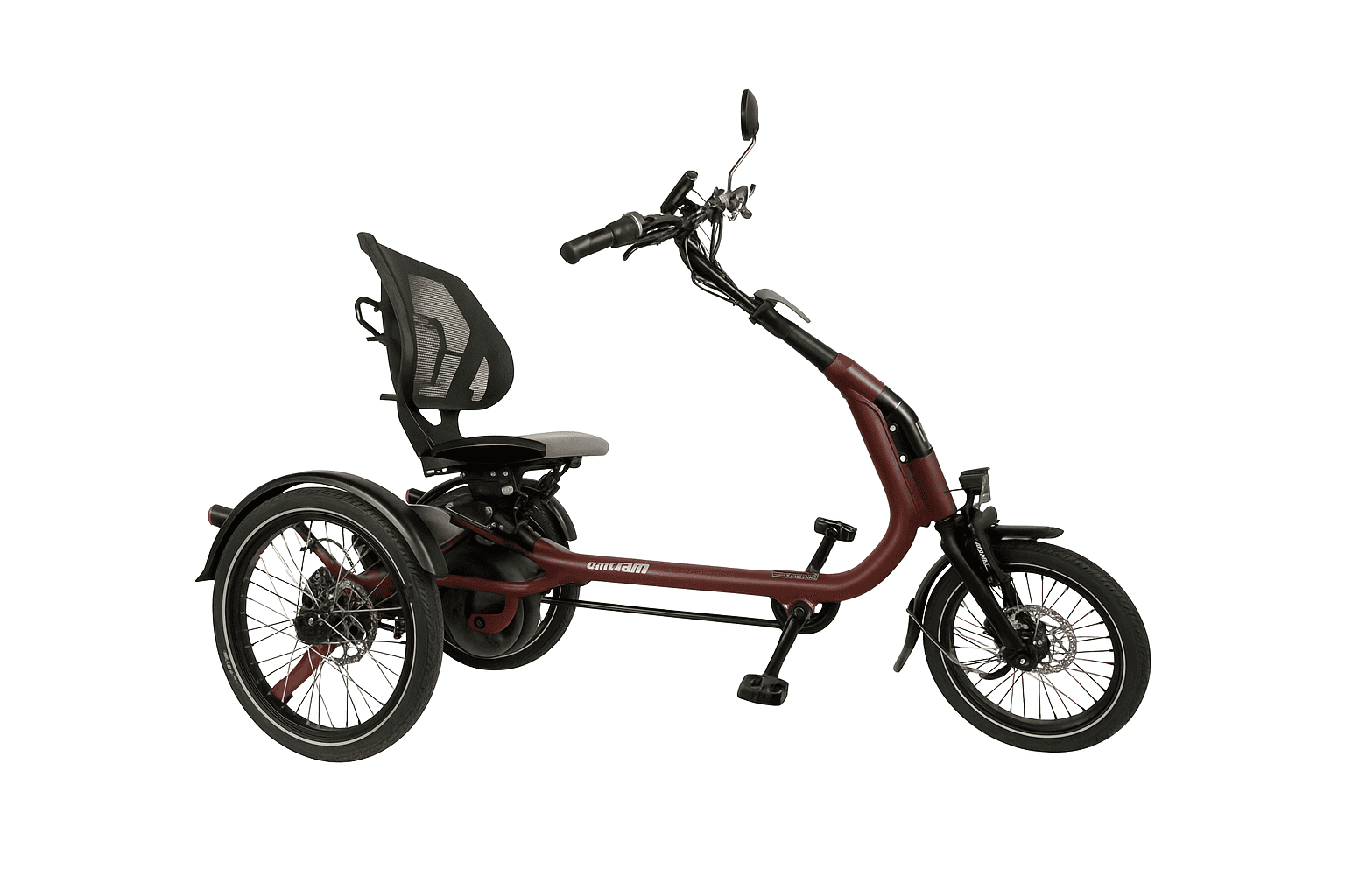Easy Rider Compact Electric Semi Recumbent Tricycle