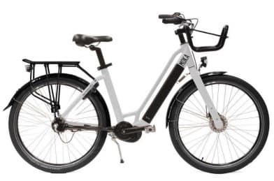 Ebike with cardan central motor basket hanger