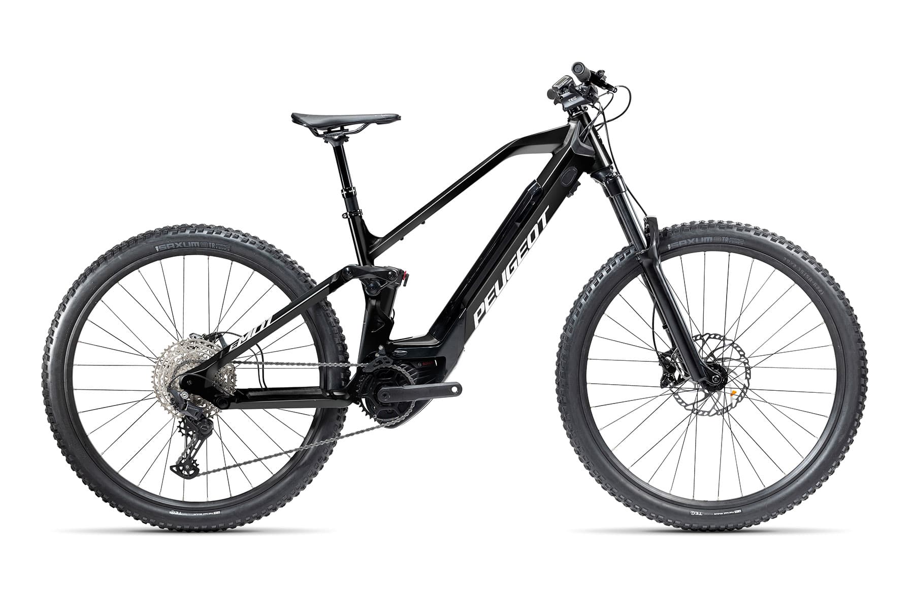 Peugeot EM01 all-suspension electric mountain bike