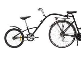 Trailer bike for 3 - 10 yo