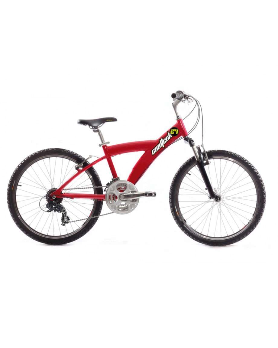 Vélo Cooltech Alu Suspendu 24 pouces Arcade 9-12ans (1m32-1m50)