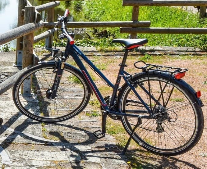 VTC-Gitane 20 mixte taille M - porte-bagage + prep Follow-me