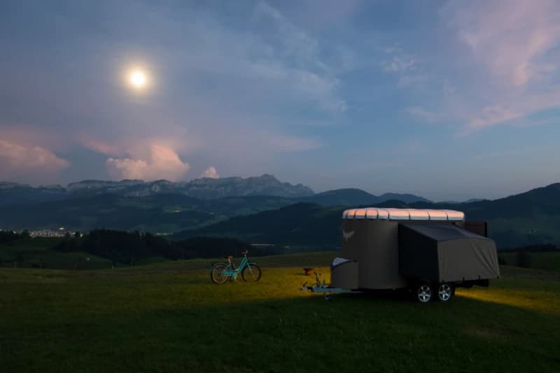 Rausschwärmer Wohnwagen von Daniel - Insel auf Rädern – Arbon