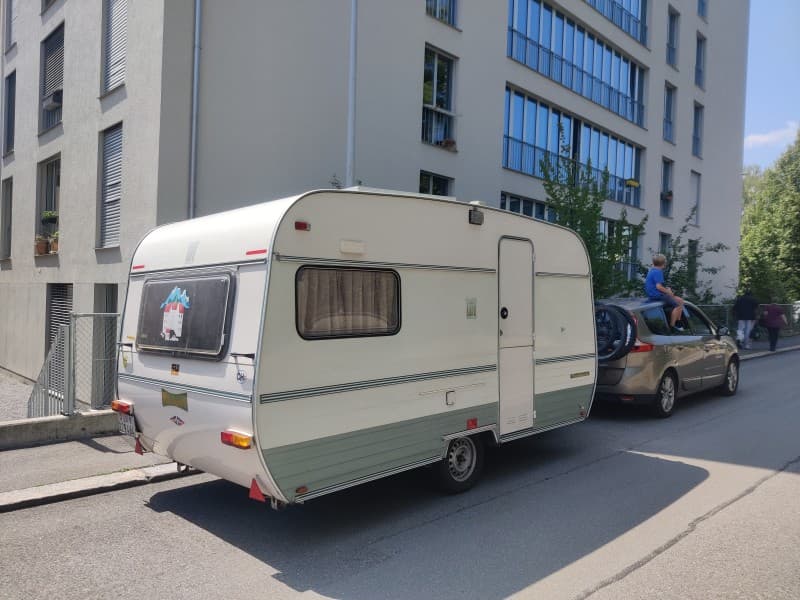 Oldtimer Wohnwagen mit Charme, Romain's Wohnwagen – Kriens