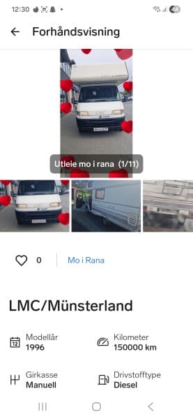Lmc, Marielle's Bobil – Mo i Rana