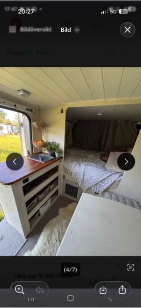 Daniels Peugeot Campervan – Bålsta