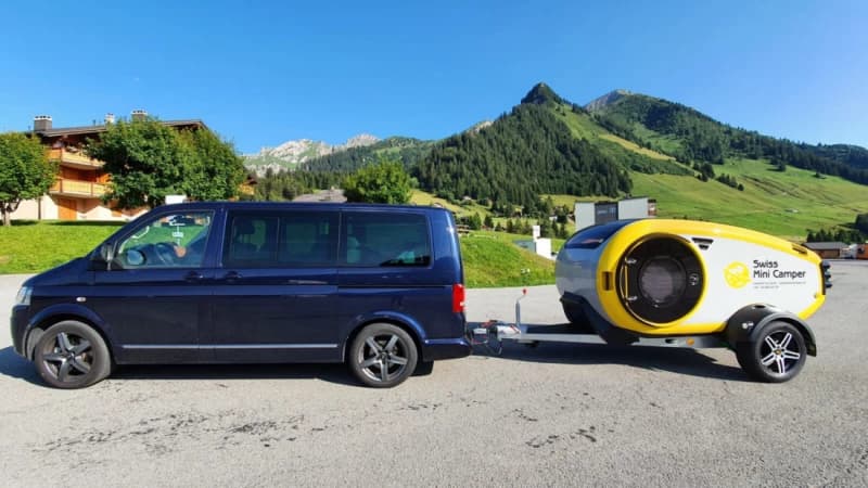Mink Wohnwagen von Marylène – Evionnaz