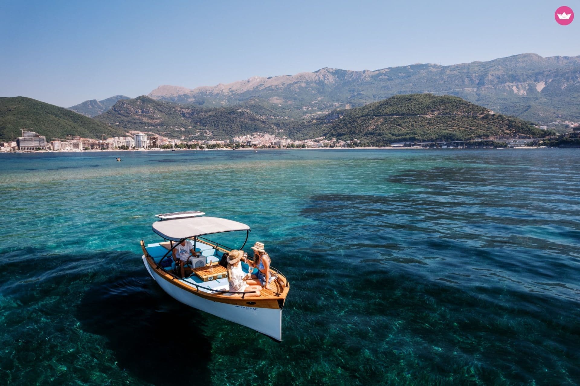 Wooden boat Riva – Budva